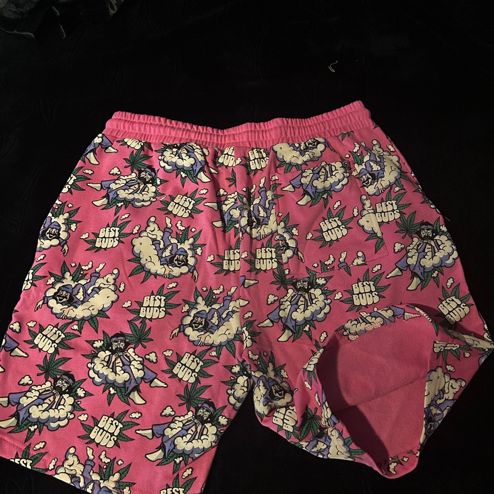 Best Buds Pink Athletic Shorts